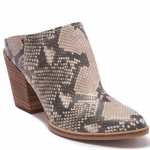 Dolce Vita Snake Embossed Rianna Mule NWT - Picture 6 of 6